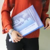 Five-color grid storage bag, semi-transparent ticket bag, test paper bag, document bag, file bag, Gao Shang 9068 details Picture